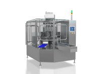 Pouches packaging machine for viscous liquids